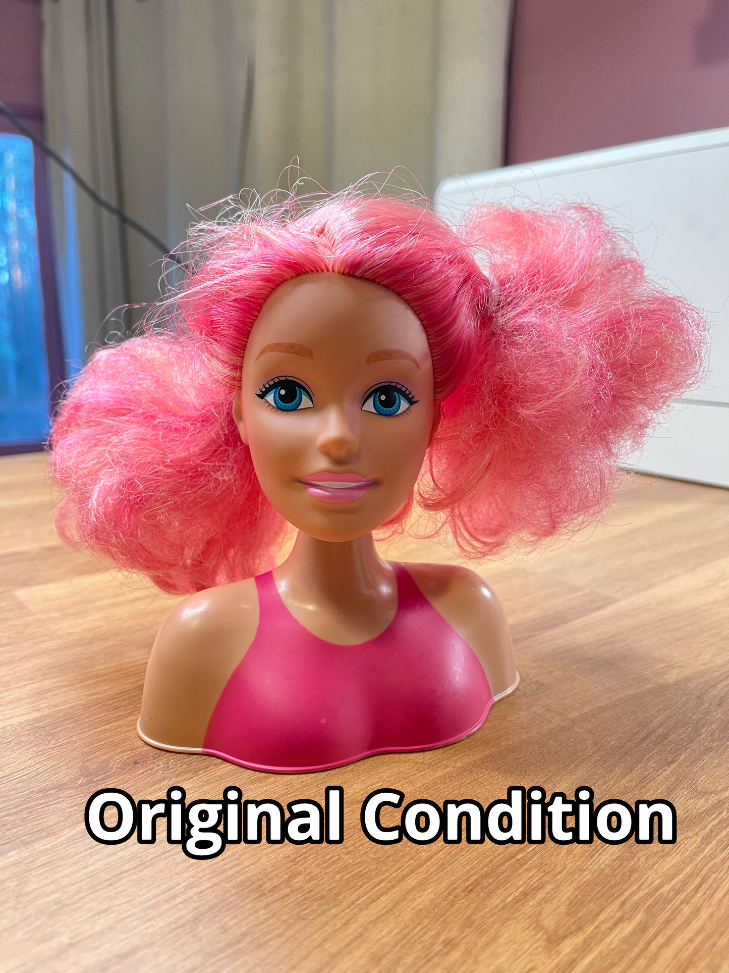 Custom Fish-Lady Barbie Styling Head